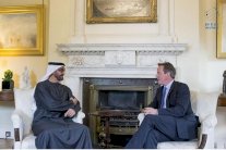 محمد بن زايد وديفيد كاميرون يبحثان التصدي للإرهاب