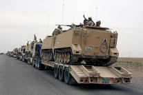 تدمير خط الدفاع الأول لداعش ومقراته في الفلوجة