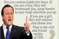 كاميرون: مصمّمون على تدمير خلافة (داعش)