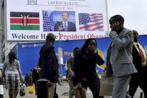 أوباما يبحث في كينيا مسائل تجارية وأمنية وديمقراطية