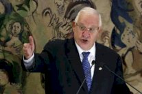 الرئيس الاسرائيلي يؤكد حق اسرائيل بالسيادة على الضفة