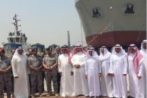 تدشين أول سفينة عسكرية كويتية بصناعة سعودية
