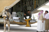 اليمن تستقبل طائرة الإغاثة السعودية الثانية عشرة