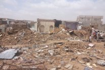 المتمردون يدمرون لحج اليمنية