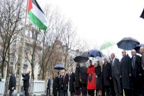 علم فلسطين يرفرف أمام الأمم المتحدة اليوم