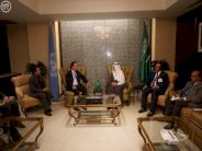 وزير خارجية السعودية يبحث ازمة سوريا مع وفد الائتلاف