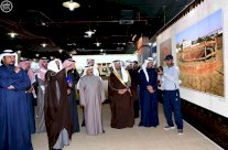 اقبال على جناح السعودية في قرية صباح الأحمد التراثية