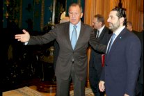 لافروف يحادث سعد الحريري