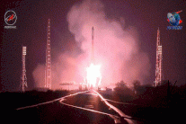 تحطم مركبة الفضاء الروسية (بروغرس)