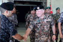 عبدالله الثاني يطلع على الجهوزية الأمنية