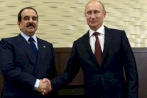 بوتين يلتقي الملك حمد في سوتشي