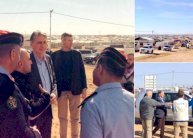 هاموند في الأردن ويزور مخيم الزعتري