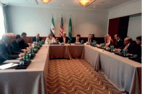 بعد نقاشات وقف إطلاق النار... كيري والجبير يلتقيان حجاب