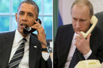 أوباما وبوتين بحثا وقف إطلاق النار في سوريا 