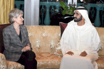 محمد بن راشد يستقبل المديرة العامة لليونسكو