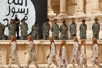 داعش يدعو المدنيين إلى مغادرة تدمر