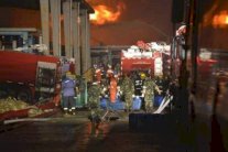 إخماد حريق ضخم في مخزن كيميائيات في الصين