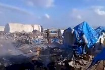 بريطانيا تدين قصف النظام السوري لمخيم قرب سرمدا