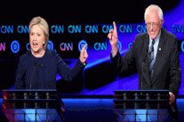 كلينتون ترفض المشاركة في مناظرة مع ساندرز في كاليفورنيا