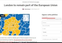 الآلاف يطالبون باستقلال لندن عن بريطانيا!
