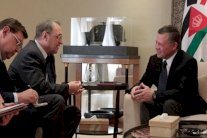 عبدالله الثاني يحادث بوغدانوف