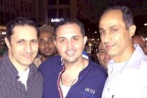 ظهور نادر لنجلي حسني مبارك في القاهرة