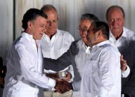 الرئيس الكولومبي وزعيم