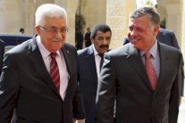 الملك الاردني يبحث مع محمودعباس عملية السلام