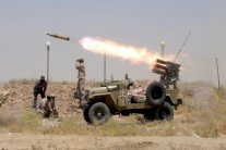 المدفعية الثقيلة تمهد لعبور القوات الى أيمن الموصل