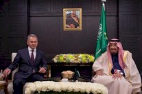 الملك سلمان يلتقي وزير الدفاع الروسي