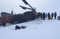 تحطم مروحية روسية في القطب الشمالي