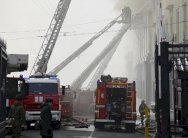 تطويق حريق في المقر العام للاستخبارات الخارجية الروسية