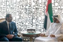 محمد بن زايد يحادث سعد الحريري