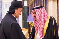 خادم الحرمين الشريفين يستقبل البطريرك الراعي