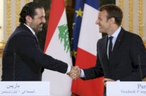 ماكرون يدعو الحريري إلى باريس