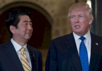 ترمب وآبي تباحثا في اطلاق كوريا الشمالية صاروخًا بالستيًا