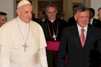 عاهل الأردن يحادث البابا حول القدس