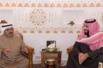 محمد بن سلمان يجتمع مع ناصر صباح الأحمد