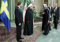 السويد تدافع عن حجاب وفدها النسائي في طهران