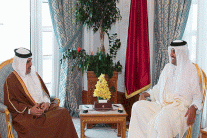 تميم وسلمان بن حمد: تمتين علاقات الدوحة والمنامة