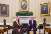 محمد بن سلمان وترامب يبحثان شراكة استراتيجية دائمة