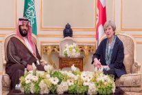 محمد بن سلمان وتيريزا ماي يبحثان آخر مستجدات المنطقة