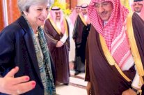 محمد بن نايف يبحث مع تيريزا ماي التعاون الأمني