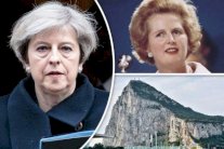 ماي مستعدة للحرب من أجل جبل طارق