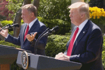 هجوم إدلب يهيمن على قمة ترامب ـ عبدالله الثاني