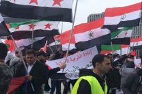 متظاهرون في برلين يطالبون بإنهاء الاحتلال الايراني للاحواز