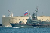 غرق سفينة للبحرية الروسية قبالة سواحل تركيا