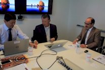 العماري يزور جامعة فيرجينيا تيك الاميركية