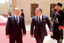 عاهل الأردن يحادث معصوم وبارزاني