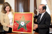 إلياس العماري يتباحث مع عمدة مدينة الاسكندرية الأميركية